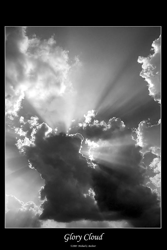 Glory Cloud  black and white by environaut
