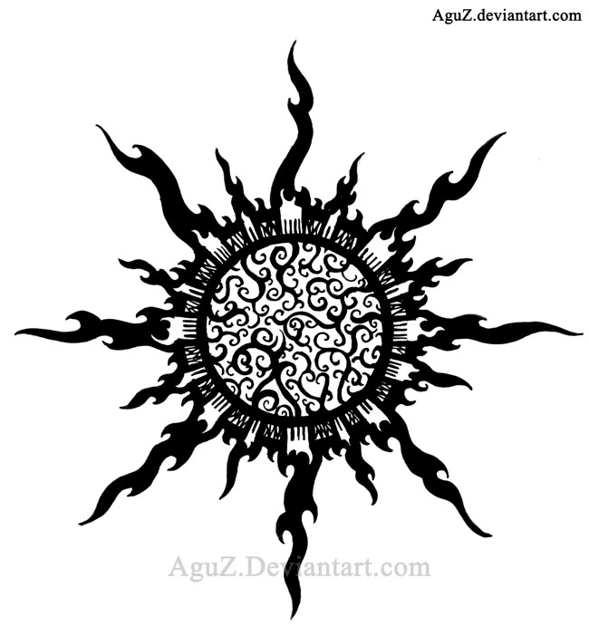 http://fc05.deviantart.com/fs18/f/2007/126/1/3/_original__Tribal_Sun_Tattoo_by_AguZ.jpg
