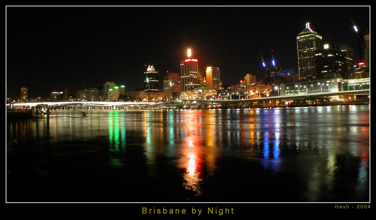 Brisbane by Night by Hash77