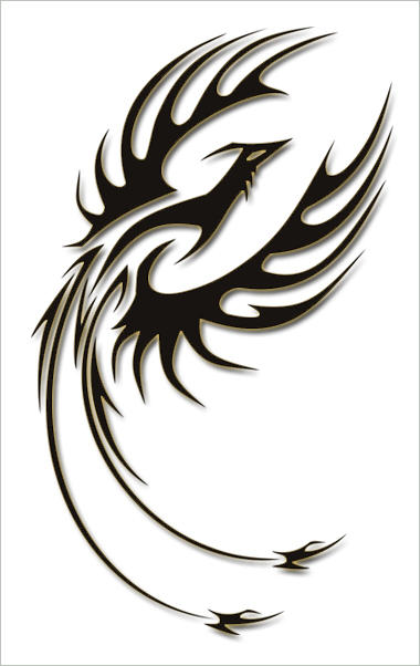 Tribal Phoenix Tattoo Designs Picture 3