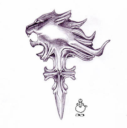 Besides, I'd sooner get a tattoo of the Griever pendant from VIII.
